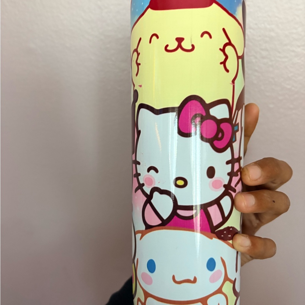 Hello kitty and friends Thermos with Pink and Yellow Accents